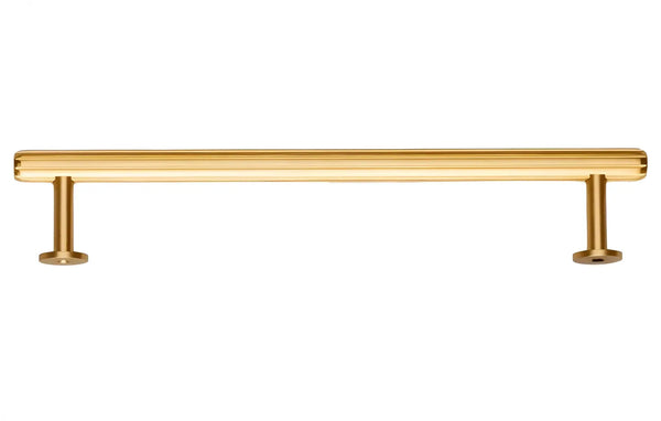 Mâner mobilier Viefe Rille, alamă întunecată periată, 350 mm (interax 320 mm) - cod 0621320L291 - imagine 2