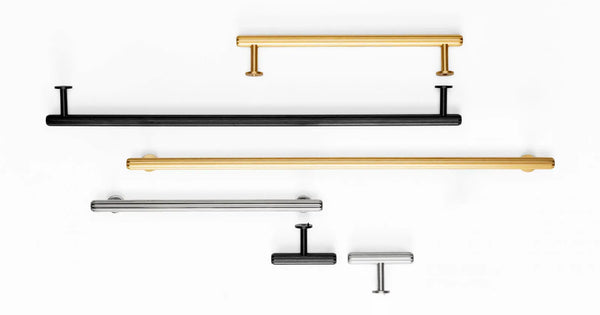 Mâner mobilier Viefe Rille, alamă întunecată periată, 350 mm (interax 320 mm) - cod 0621320L291 - imagine 4