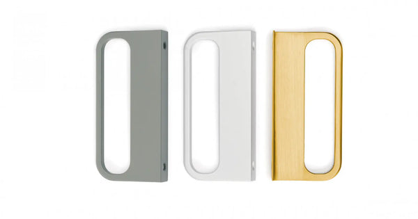 Mâner mobilier Viefe Rim, alb mat, 120 mm (interax 96 mm) - imagine 2