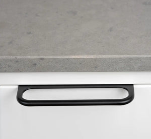Mâner mobilier Viefe Rim, negru mat, 120 mm (interax 96 mm) - imagine 5