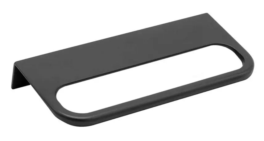 Mâner mobilier Viefe Rim, negru mat, 120 mm (interax 96 mm)