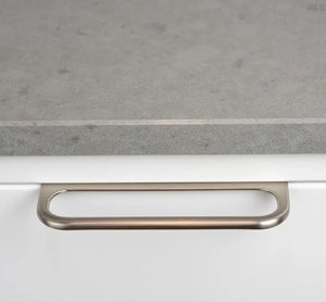 Mâner mobilier Viefe Rim, nichel periat, 120 mm (interax 96 mm) - imagine 4