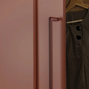 Mâner mobilier Viefe Riss Big, roșu volcano, 502 mm (interax 480 mm) - imagine 3