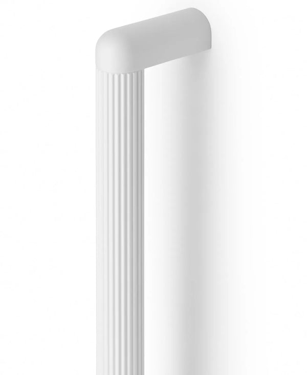 Mâner mobilier Viefe Riss Mini, alb mat, 207 mm (interax 192 mm)