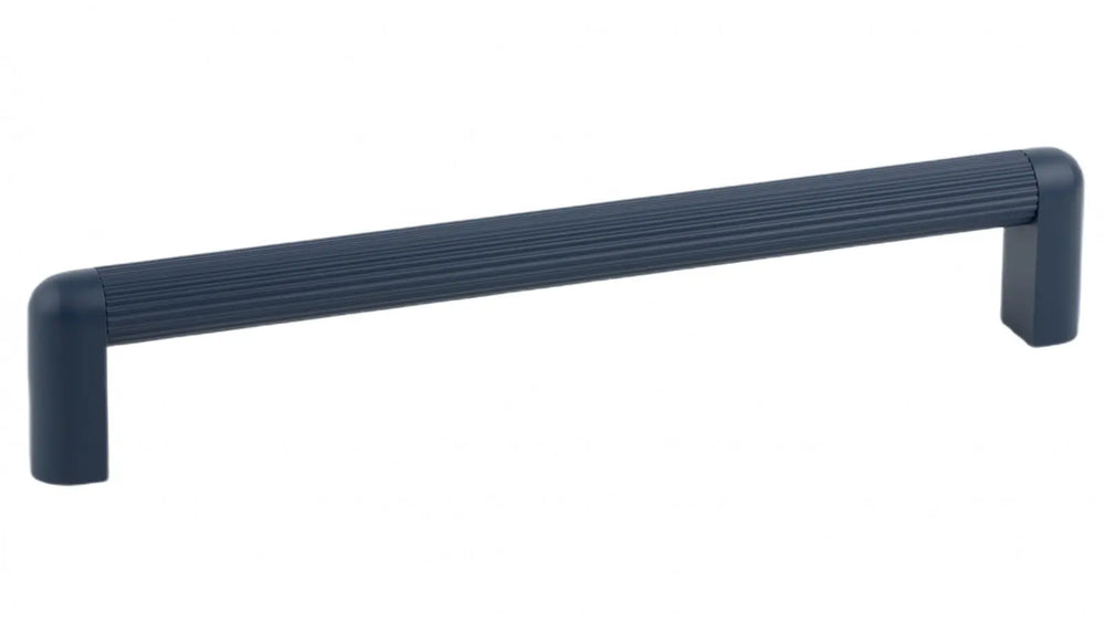 Mâner mobilier Viefe Riss Mini, albastru midnight, 207 mm (interax 192 mm)