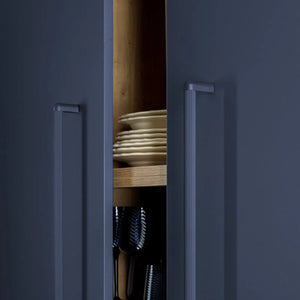 Mâner mobilier Viefe Riss Mini, albastru midnight, 335 mm (interax 320 mm) - imagine 3