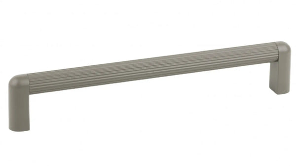 Mâner mobilier Viefe Riss Mini, gri mușchi, 207 mm (interax 192 mm)