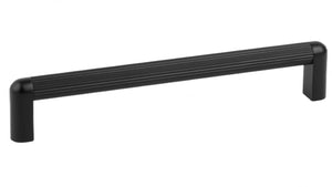 Mâner mobilier Viefe Riss Mini, negru mat, 207 mm (interax 192 mm)