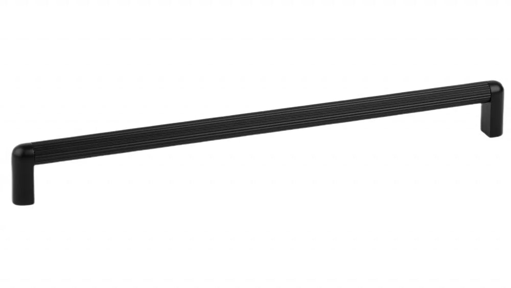 Mâner mobilier Viefe Riss Mini, negru mat, 335 mm (interax 320 mm)
