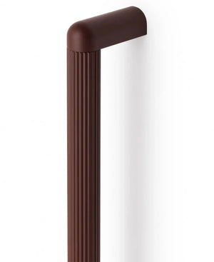 Mâner mobilier Viefe Riss Mini, roșu volcano, 207 mm (interax 192 mm)