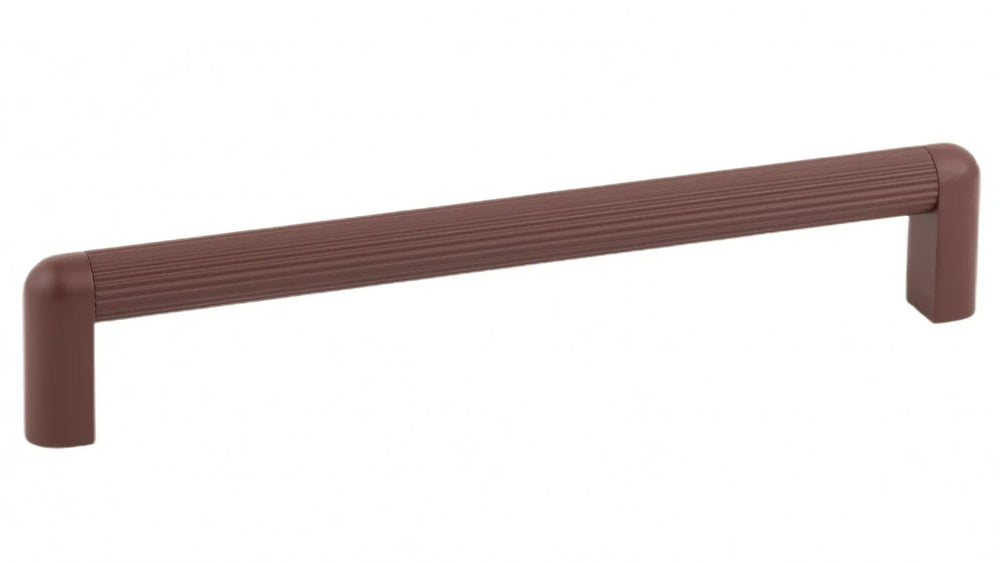 Mâner mobilier Viefe Riss Mini, roșu volcano, 207 mm (interax 192 mm)