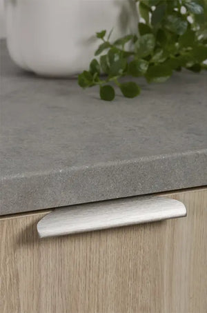 Mâner mobilier Viefe Ritta, oțel inoxidabil, 130 mm (interax 64 mm) - imagine 3