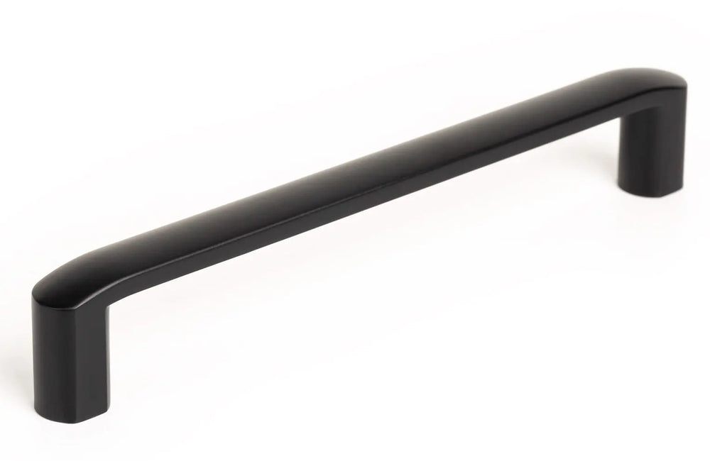 Mâner mobilier Viefe Roma, negru mat, 175 mm (interax 160 mm)