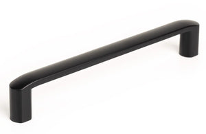 Mâner mobilier Viefe Roma, negru mat, 175 mm (interax 160 mm)