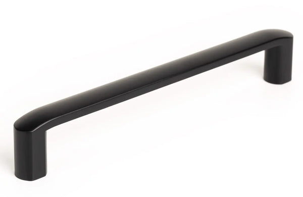 Mâner mobilier Viefe Roma, negru mat, 175 mm (interax 160 mm)