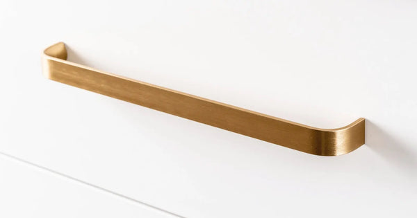 Mâner mobilier Viefe Sense Mini, alamă shadow periată, 103 mm (interax 96 mm)