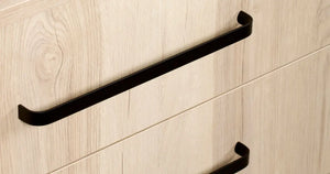 Mâner mobilier Viefe Sense Mini, negru mat, 263 mm (interax 256 mm)