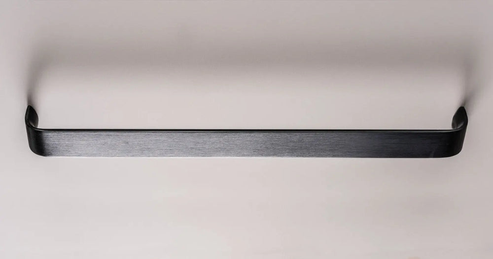Mâner mobilier Viefe Sense, negru periat, 199 mm (interax 192 mm)