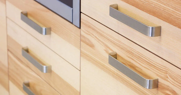 Mâner mobilier Viefe Sense, oțel inoxidabil, 487 mm (interax 480 mm) - imagine 2