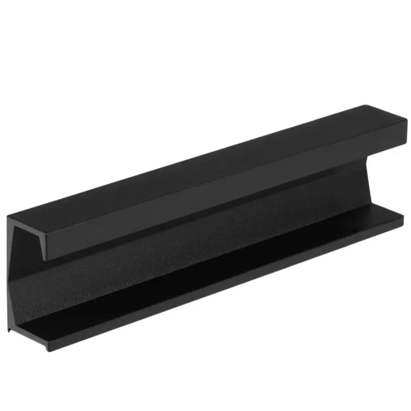 Mâner mobilier Viefe Six, negru lava texturat, 197 mm