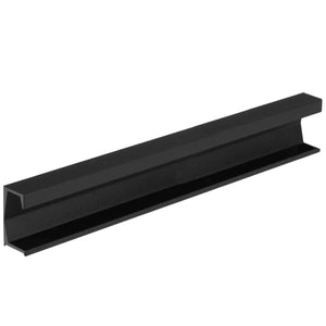 Mâner mobilier Viefe Six, negru lava texturat, 397 mm