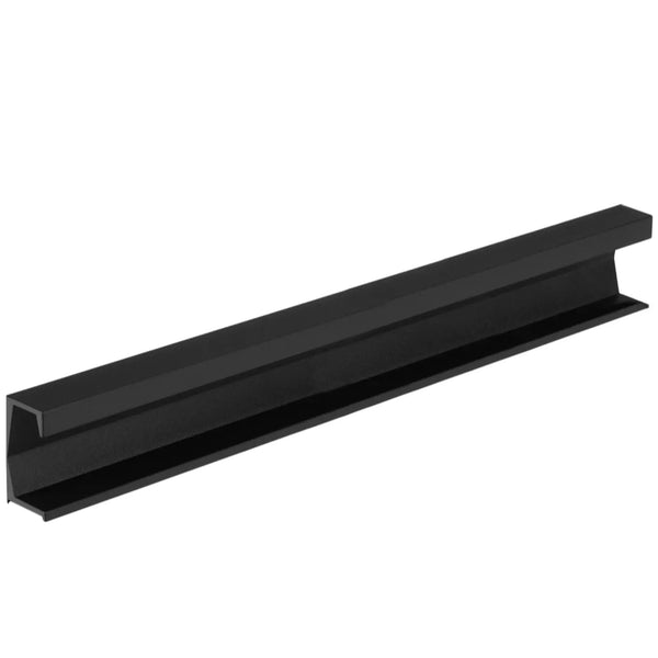Mâner mobilier Viefe Six, negru lava texturat, 447 mm