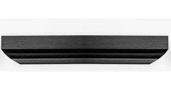 Mâner mobilier Viefe Skala, negru periat, 350 mm (interax 256 mm)