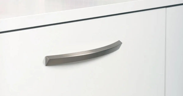 Mâner mobilier Viefe Smee, nichel periat, 166 mm (interax 160 mm)