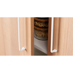 Mâner mobilier Viefe Soft, alb mat, 328 mm (interax 320 mm) - imagine 2
