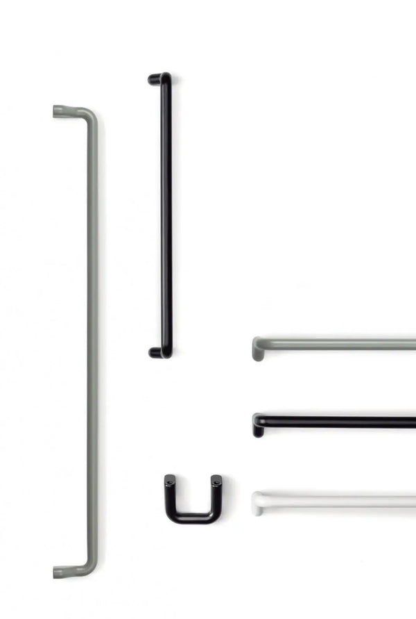 Mâner mobilier Viefe Soft, alb mat, 40 mm (interax 32 mm) - imagine 3