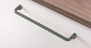 Mâner mobilier Viefe Soft, gri mușchi, 200 mm (interax 192 mm) - imagine 5