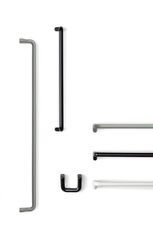 Mâner mobilier Viefe Soft, gri mușchi, 328 mm (interax 320 mm) - imagine 4