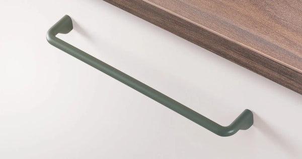 Mâner mobilier Viefe Soft, gri mușchi, 328 mm (interax 320 mm) - imagine 5