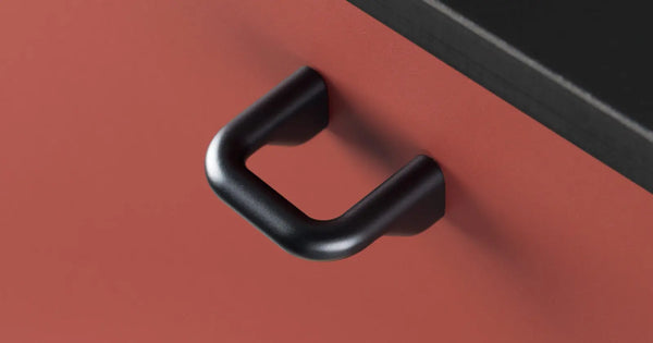 Mâner mobilier Viefe Soft, negru mat, 40 mm (interax 32 mm) - imagine 3