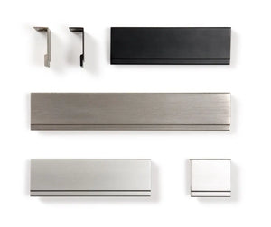 Mâner mobilier Viefe Stratt, aluminiu, 250 mm (interax 192 mm) - imagine 4