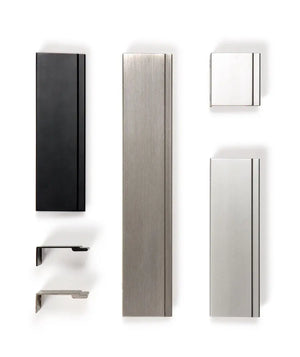 Mâner mobilier Viefe Stratt, aluminiu, 250 mm (interax 192 mm) - imagine 5