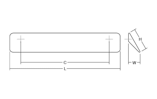 Mâner mobilier Viefe Switch, alb mat, 200 mm (interax 160 mm) - imagine 3