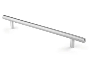Mâner mobilier Viefe Tub, oțel inoxidabil, 192 mm (interax 128 mm)