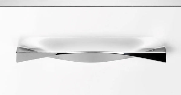 Mâner mobilier Viefe Twisted, crom lucios, 170 mm (interax 160 mm)