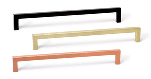 Mâner mobilier Viefe U, alamă periată, 168,5 mm (interax 160 mm) - imagine 4