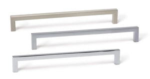 Mâner mobilier Viefe U, alamă periată, 168,5 mm (interax 160 mm) - imagine 5