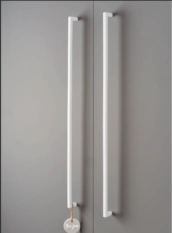 Mâner mobilier Viefe U, alb mat, 200,5 mm (interax 192 mm) - imagine 4