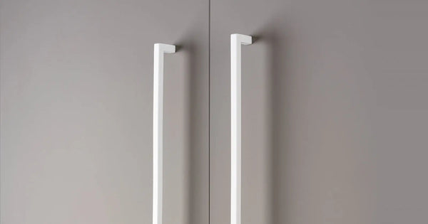 Mâner mobilier Viefe U, alb mat, 328,5 mm (interax 320 mm)
