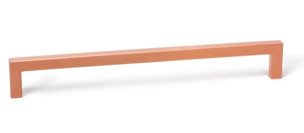 Mâner mobilier Viefe U, cupru periat, 168,5 mm (interax 160 mm)