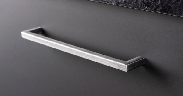 Mâner mobilier Viefe U, gri periat, 168,5 mm (interax 160 mm) - imagine 2