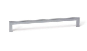 Mâner mobilier Viefe U, gri periat, 168,5 mm (interax 160 mm)