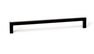 Mâner mobilier Viefe U, negru mat, 168,5 mm (interax 160 mm)