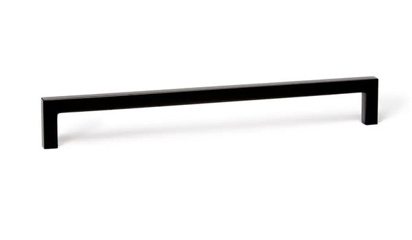Mâner mobilier Viefe U, negru mat, 168,5 mm (interax 160 mm)