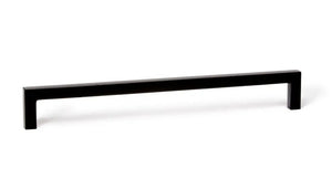 Mâner mobilier Viefe U, negru mat, 328,5 mm (interax 320 mm)