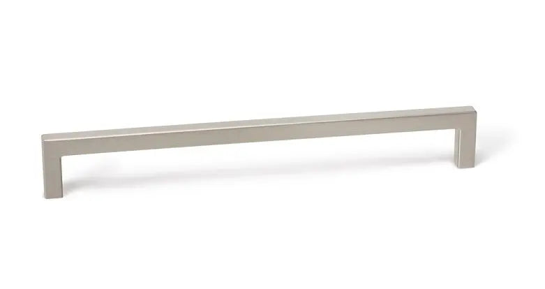 Mâner mobilier Viefe U, nichel periat, 136,5 mm (interax 128 mm)